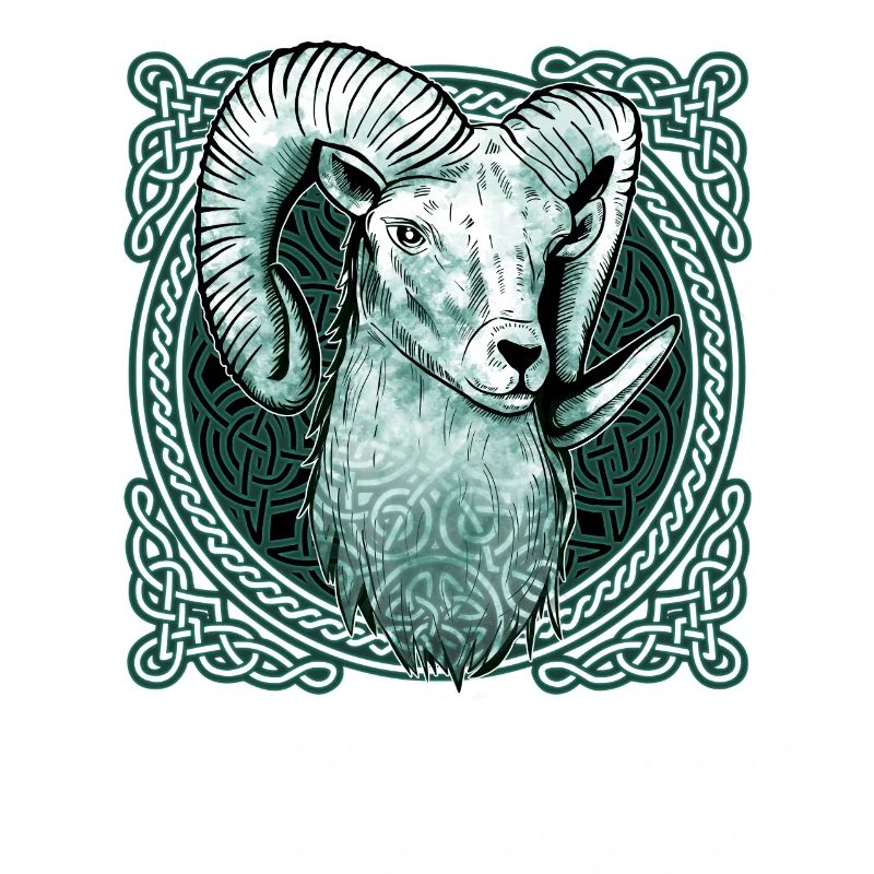 Aries Celtic knot pattern