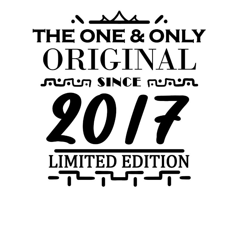 2017 - Year of construction 2017 - Vintage 2017