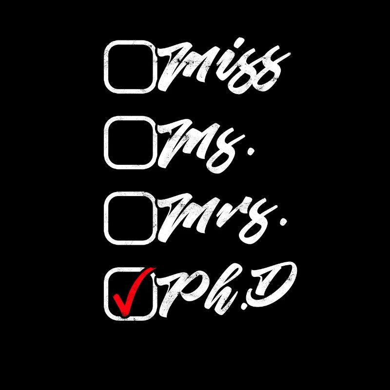 Doktorand Dr. PhD Student