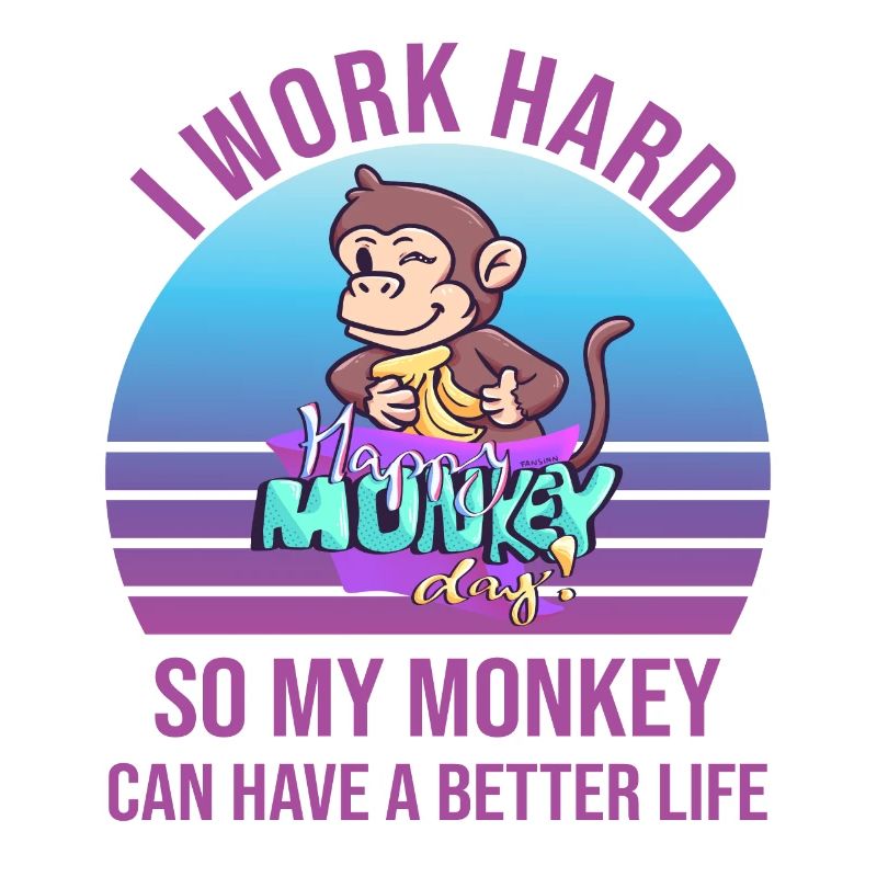 work monkey office monkey saying