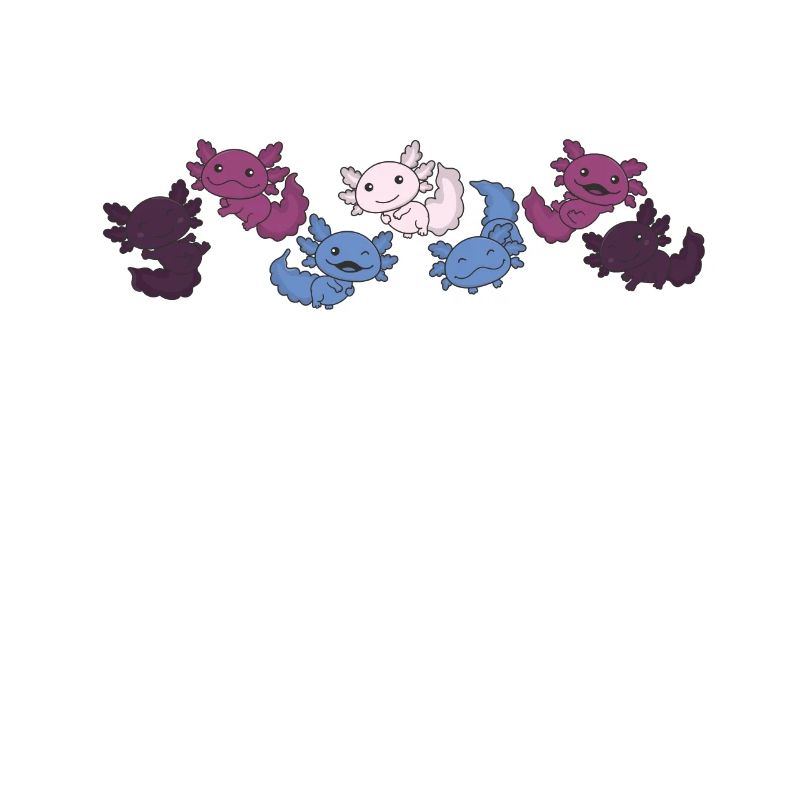 Non Conforming Flag Pride LGBTQ Axolotl