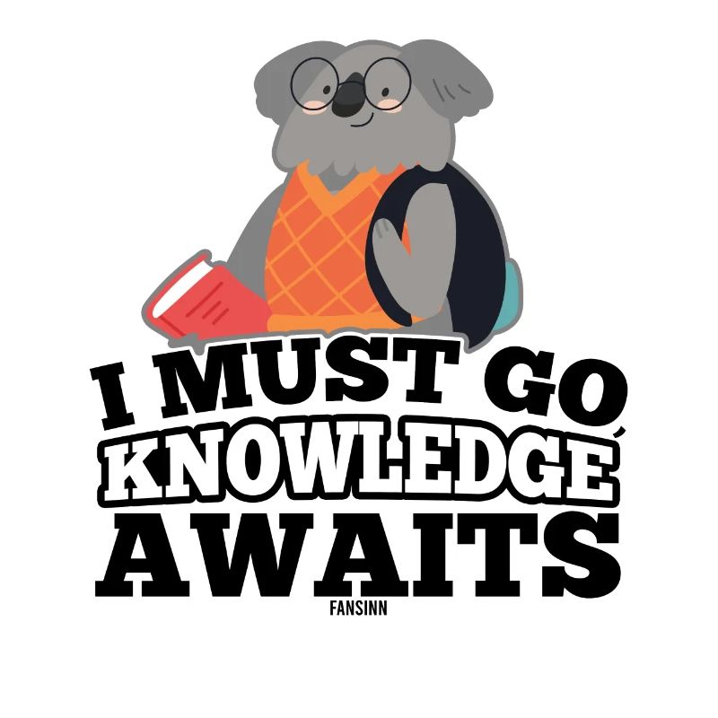 School Koala Nerd Students Learn Nerd