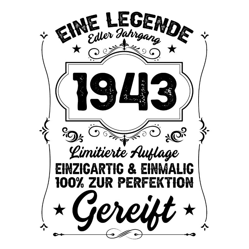 1943 Oldtimer Vintage Old Timer Geburtstag