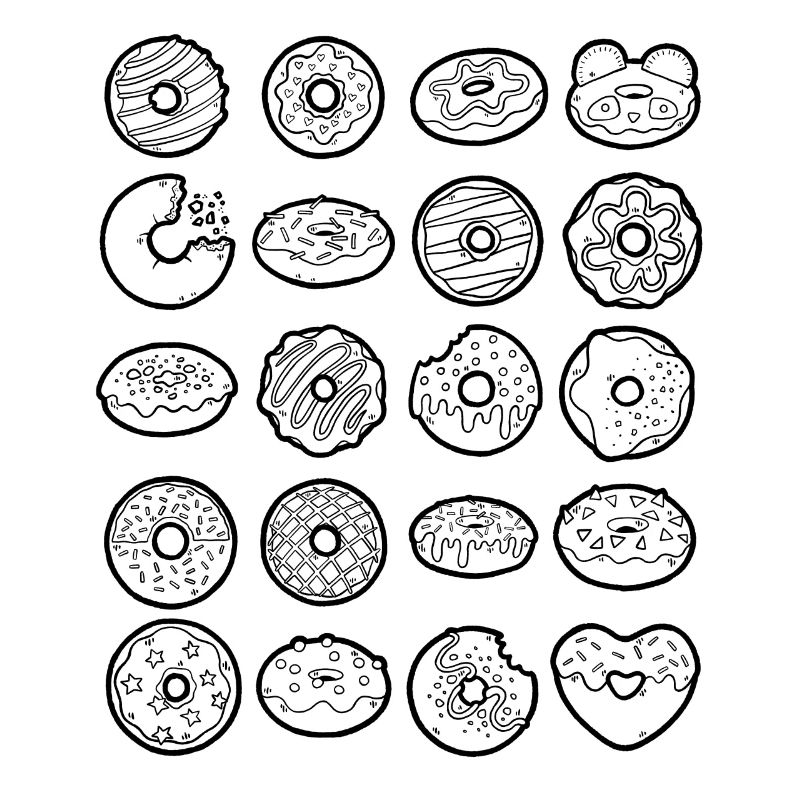 Donut Doodles Doughnut Sprinkle Candy