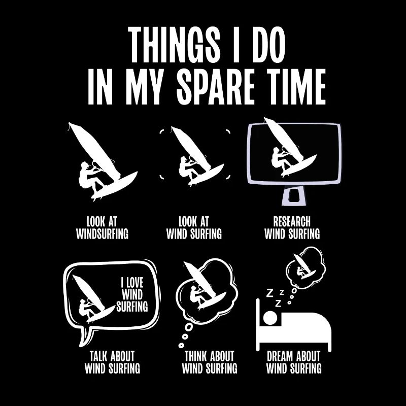Windsurfen In Meiner Freizeit