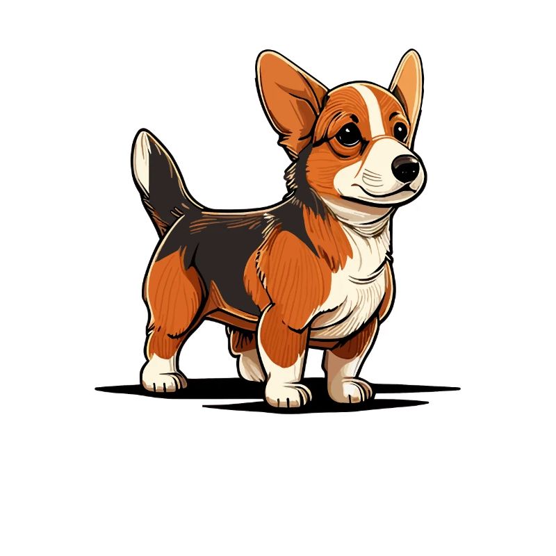 Hund im comic style