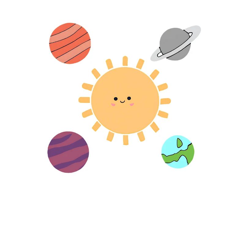 Soleil, Système solaire, Terre, Jupiter, Saturne, Mars, Vénus