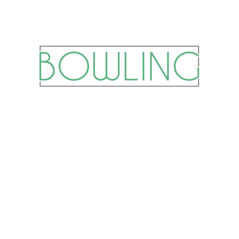 Bowling Schriftzug