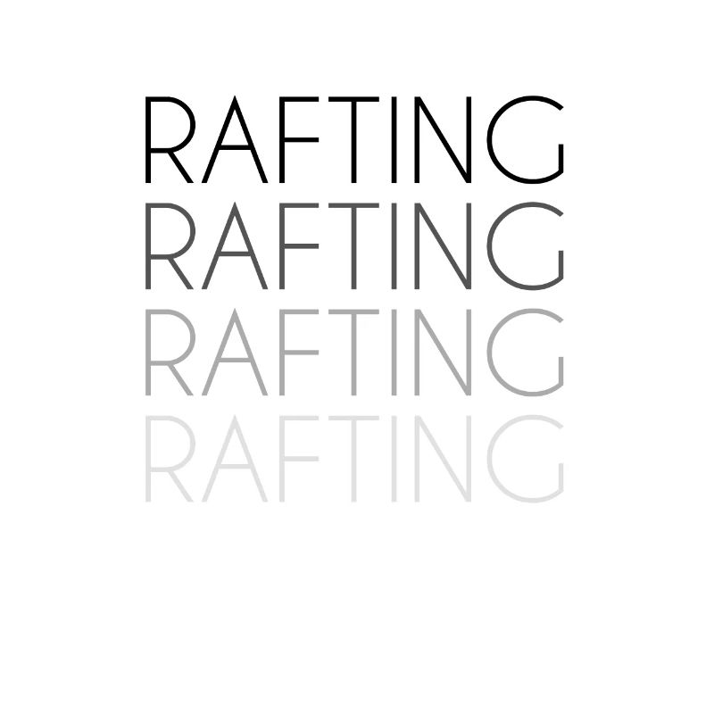 lettrage de rafting
