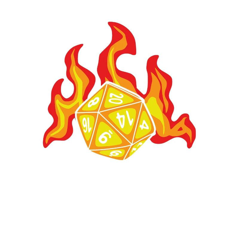 Burning cube