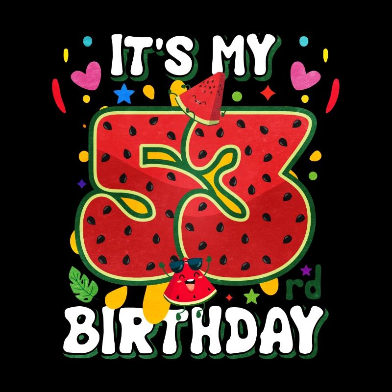 53e anniversaire Pastèque