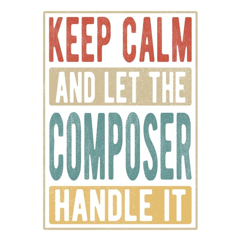 Komponist Retro Geschenk