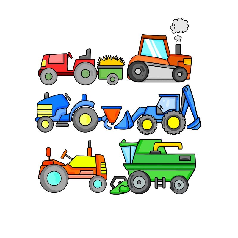 Construction site vehicles