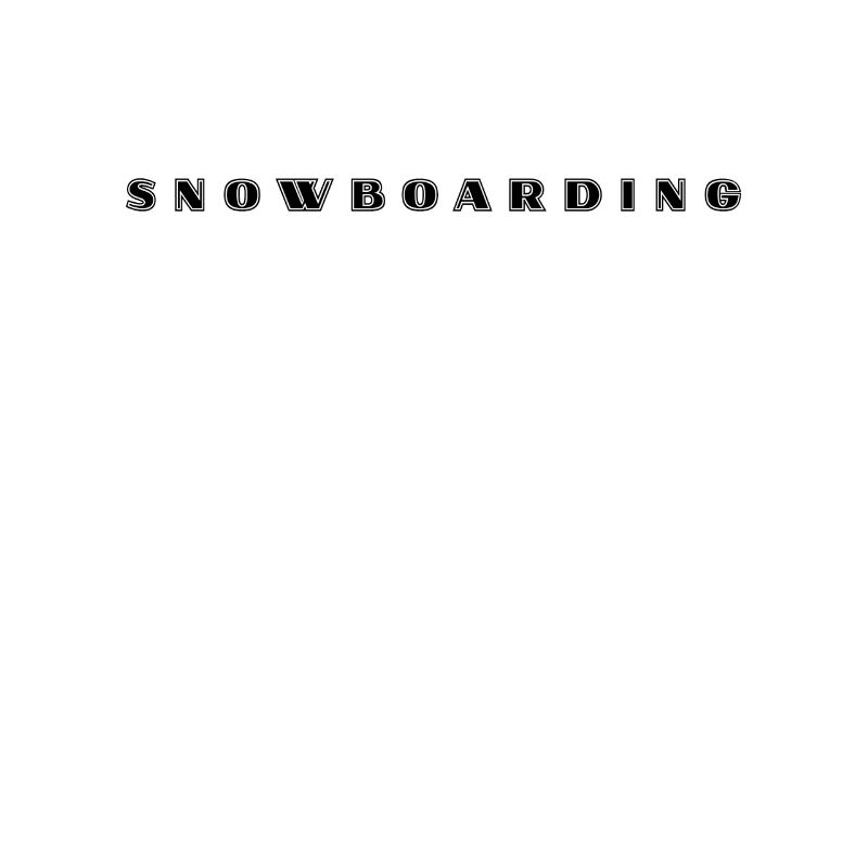 Lettrage snowboard