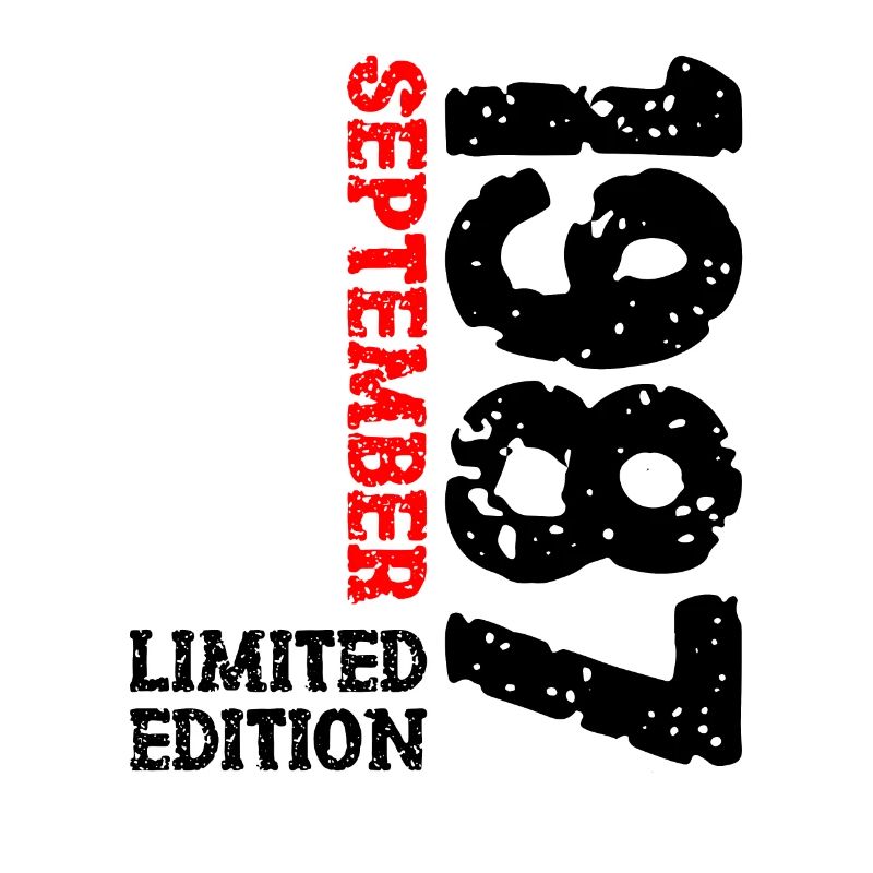 1987 Septembre Edition Limitée 36th Birthday Deco