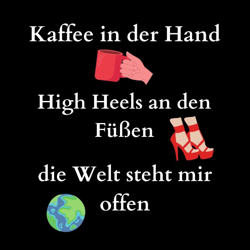 Kaffee in der Hand
