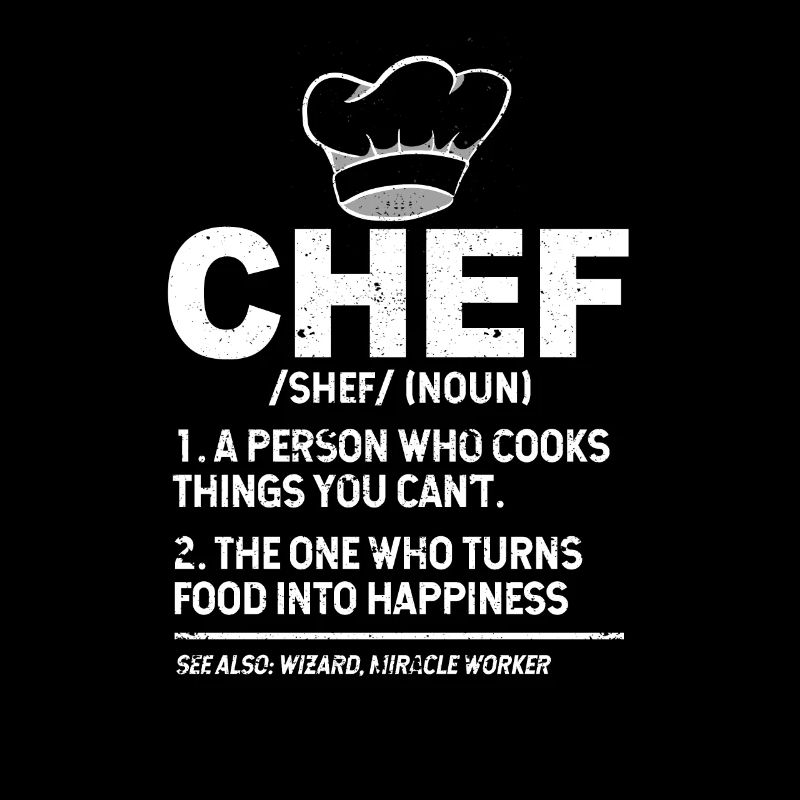 Chef Description Funny Culinary Cooking
