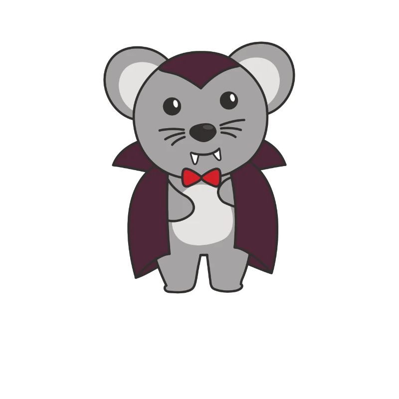 Mouse Happy Halloween Cute Vampire Costume