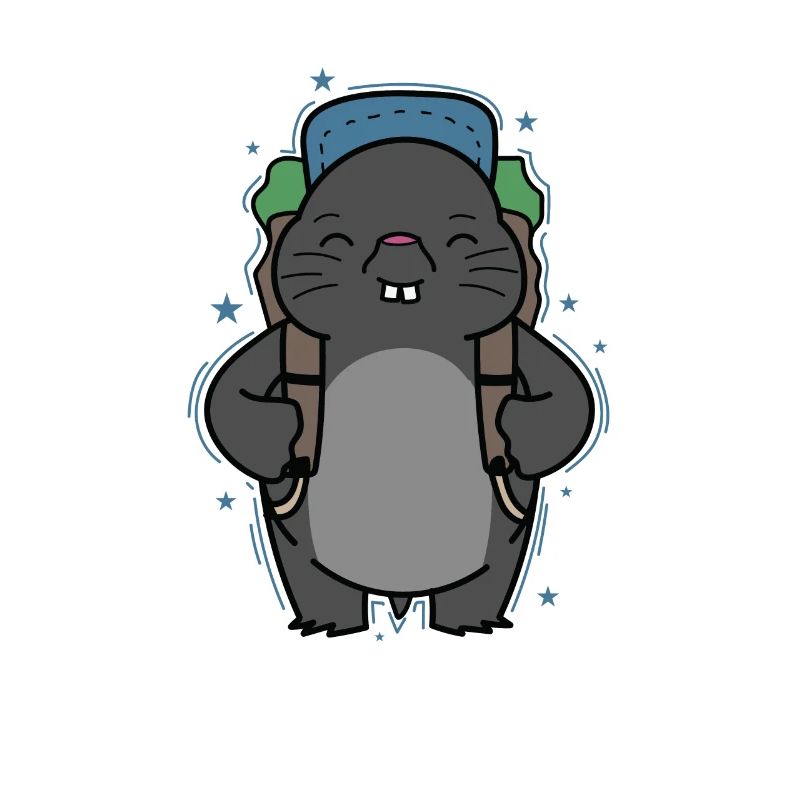 Mole Backpacking Animal Terrier Mound