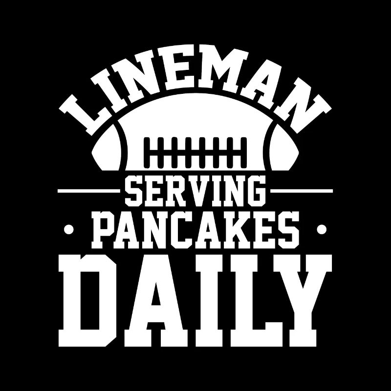Lineman serves pancakes daily