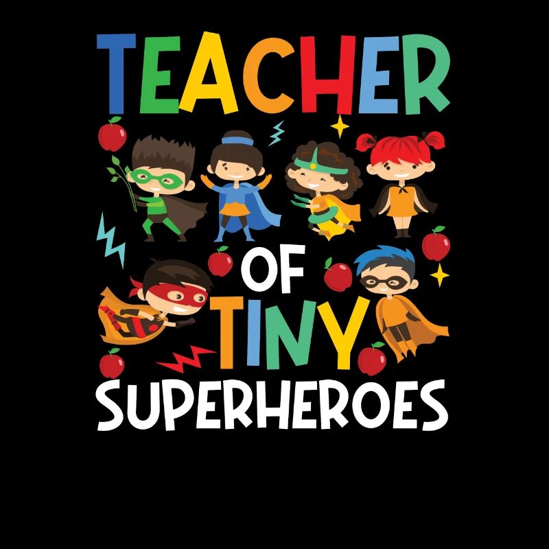 Tiny Superhero Teacher Funny