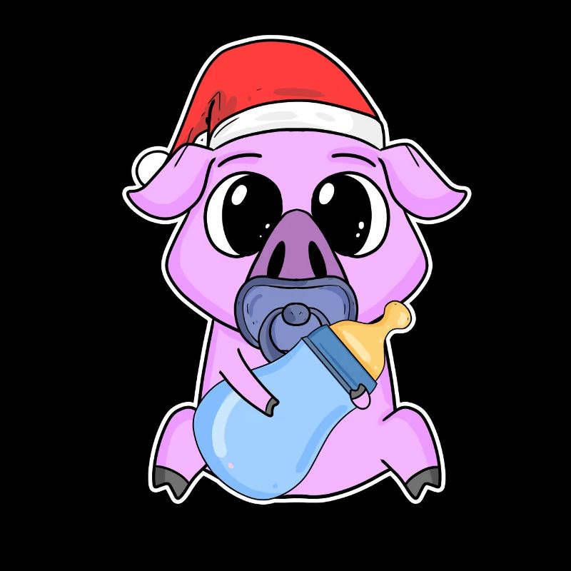 Cochon bébé Noël