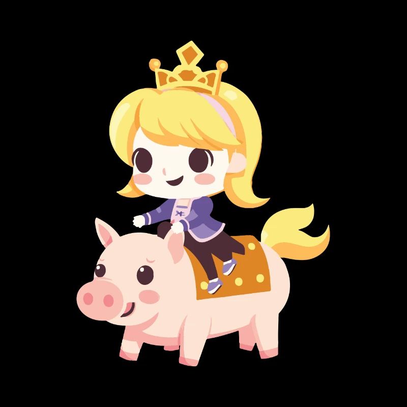 Conte de fées de princesse cochon