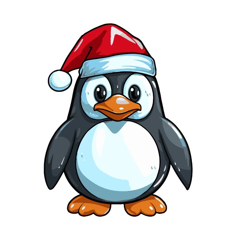 Pingouin Bande Dessinée Mignon Noël Bébé Noël