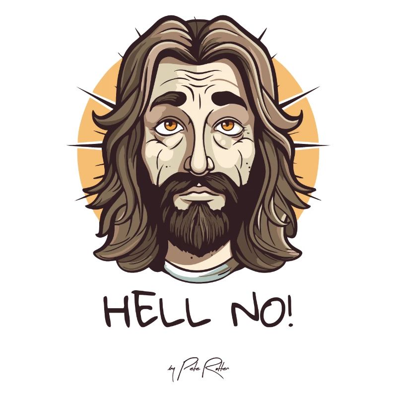 The Jesus guy definitely says no to hell