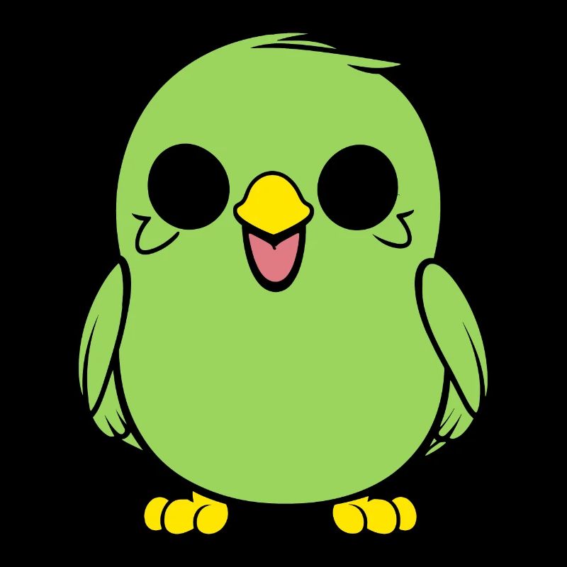 Cute little parakeet