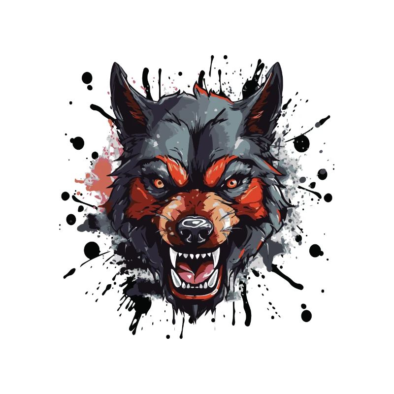 Wolf Head Portrait Motivation Animal