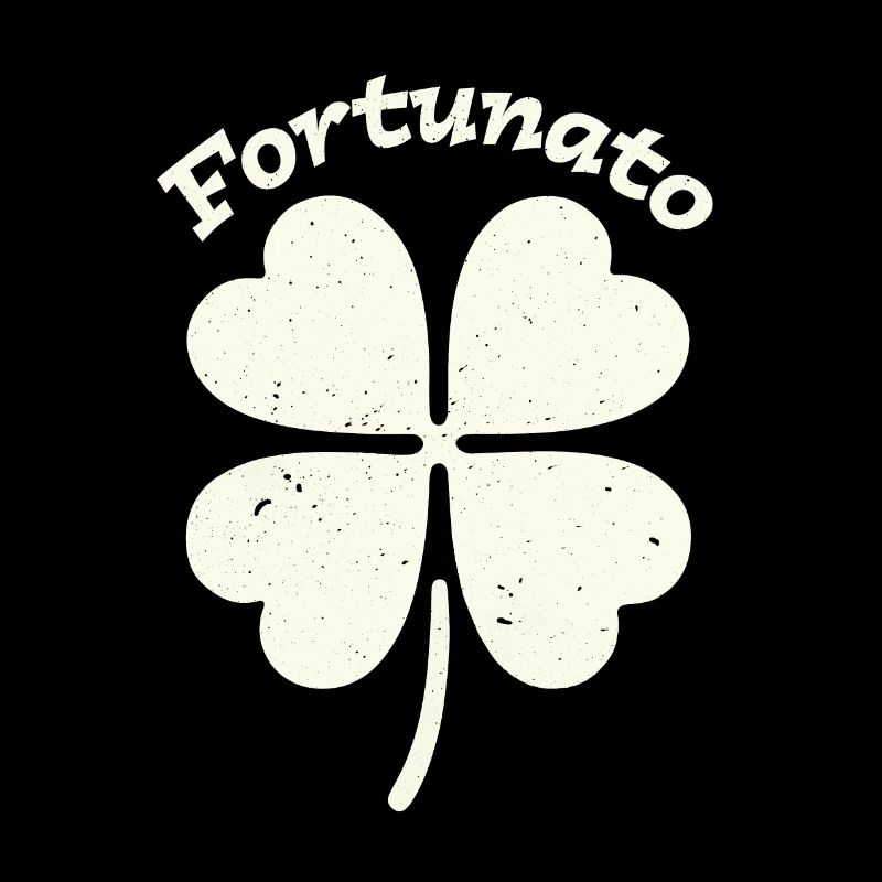 Fortunato Emblem Distressed Vierblatt