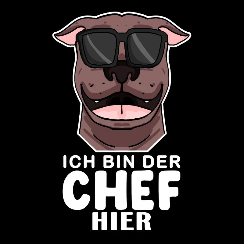 Chef Spruch Anführer Hund