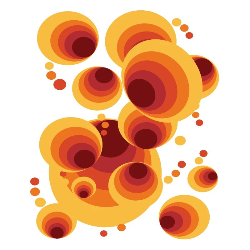 Abstract Gradient Polka Dots