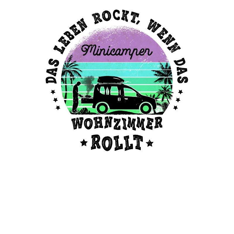Minicamper Camping-Camper Microcamper Sprüche