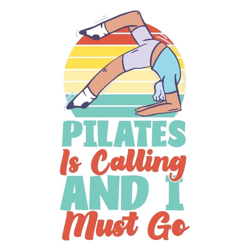 Pilates Instructor Teacher Retro