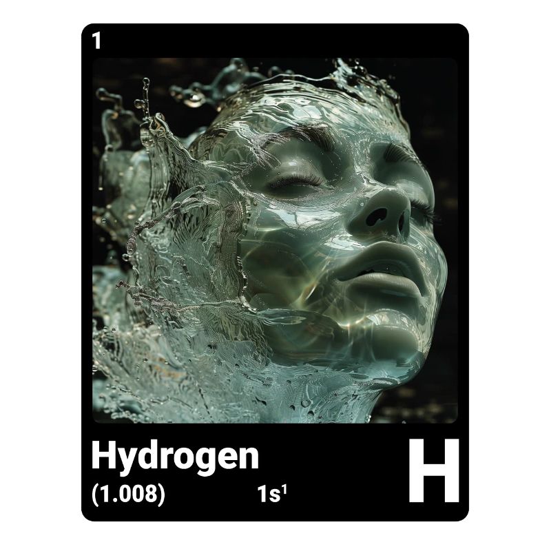 Hydrogène - H - Élément chimique 001