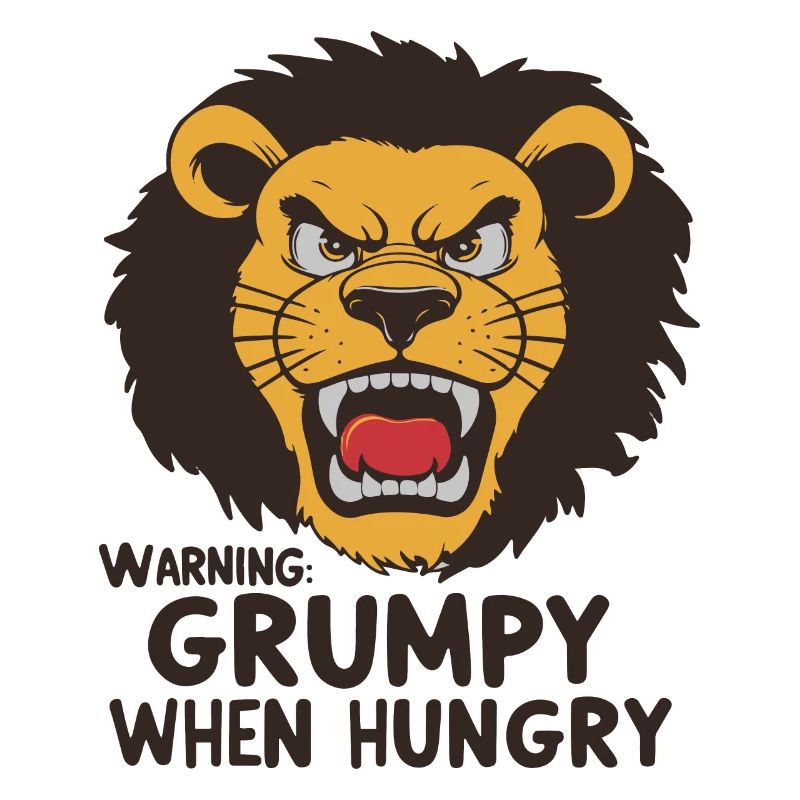 GRUMPY WHEN HUNGRY