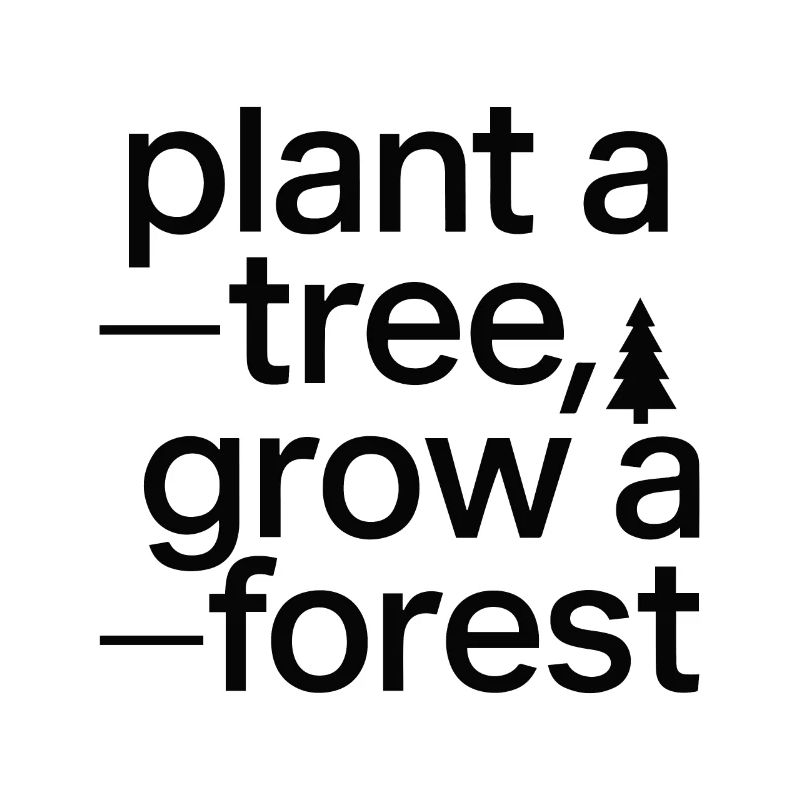 PFLANZEN SIE EINEN BAUM, WACHSEN SIE EINEN WALD