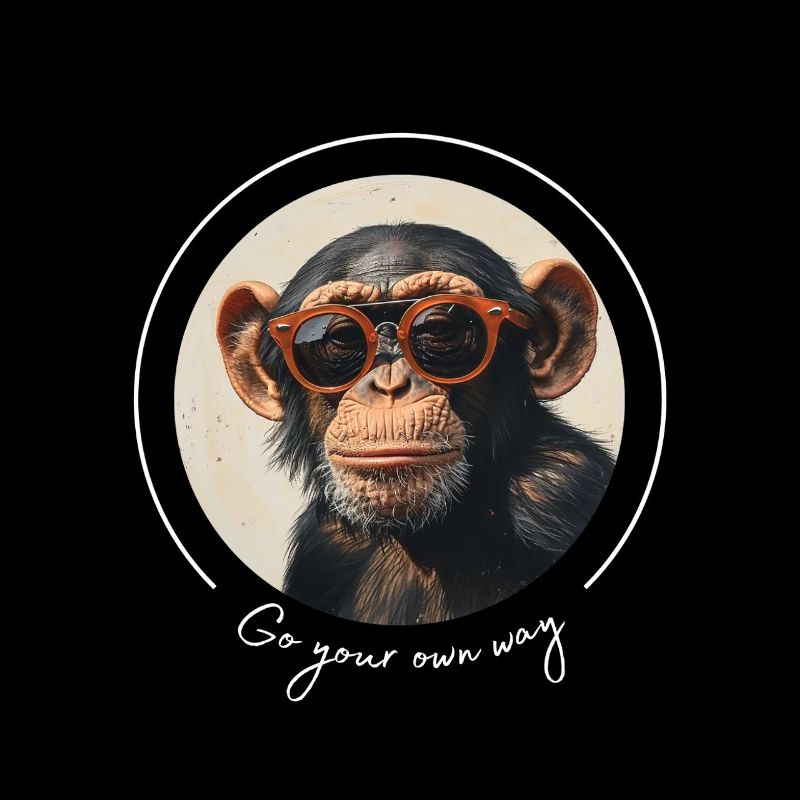 Affe Sonnenbrille Cool