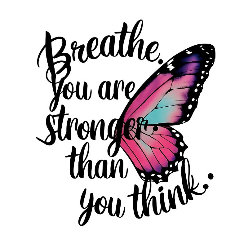 Motivational Wing with Inspirational Text