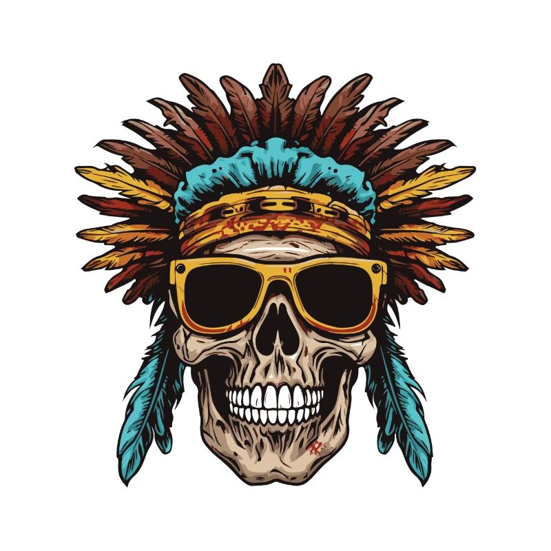 Apache Skull Indian