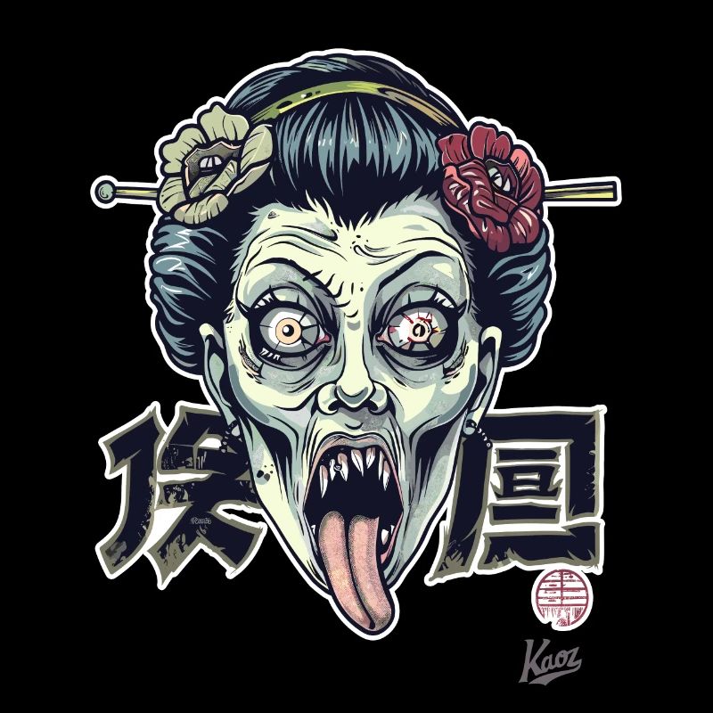 Horror Zombie Geisha