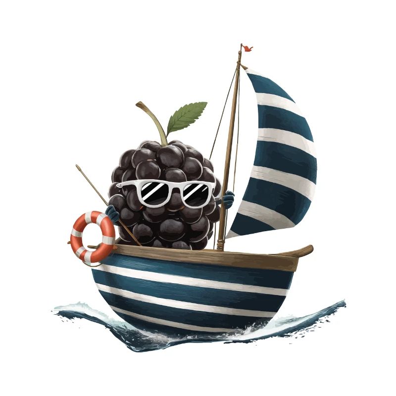 Obst Brombeeren Bootfahren Geschenk