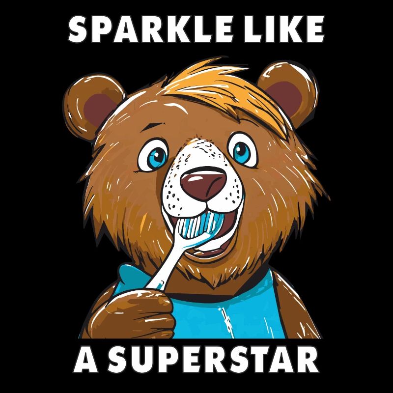BEAR SPARKLE LIKE A SUPERSTAR