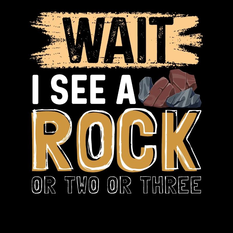 Warte, ich sehe einen Stein oder zwei oder drei