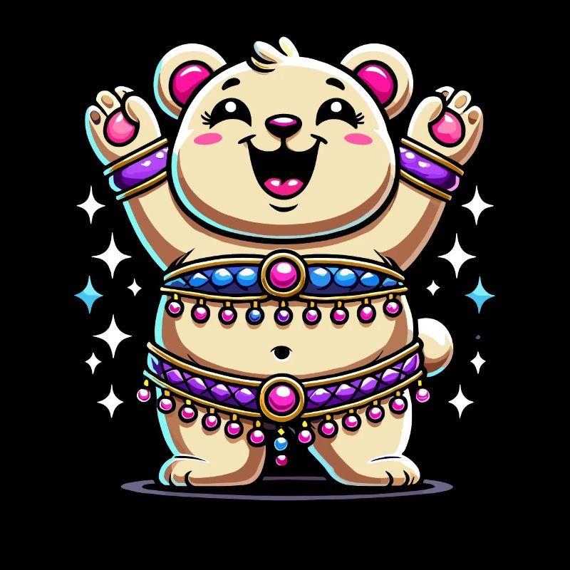 Rhythmic movements in oriental dance: