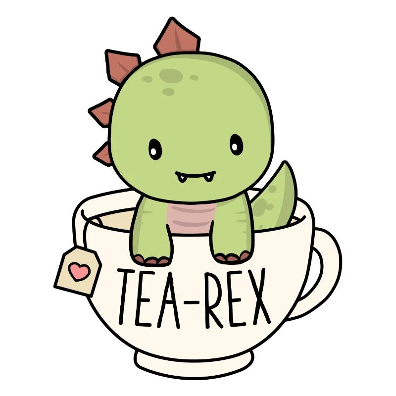 Tea-Rex Cute T-Rex Dinosaur Lover Funny Dino Pun