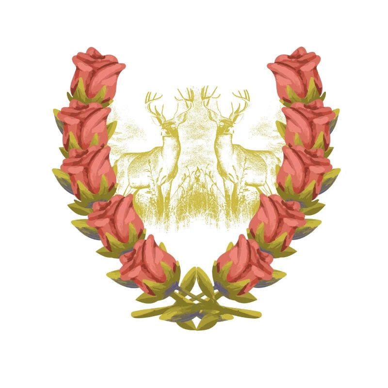 Hirsch Geweih Rotwild Rosen Hirsch Hirsche Rehbock