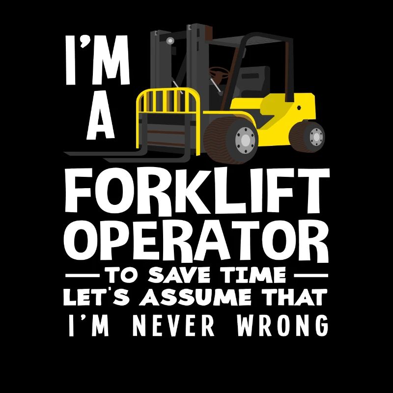 Forklift driver always right